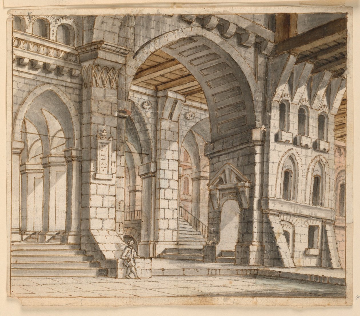 Scenedesign, Palace Interiør af Unknown artist
