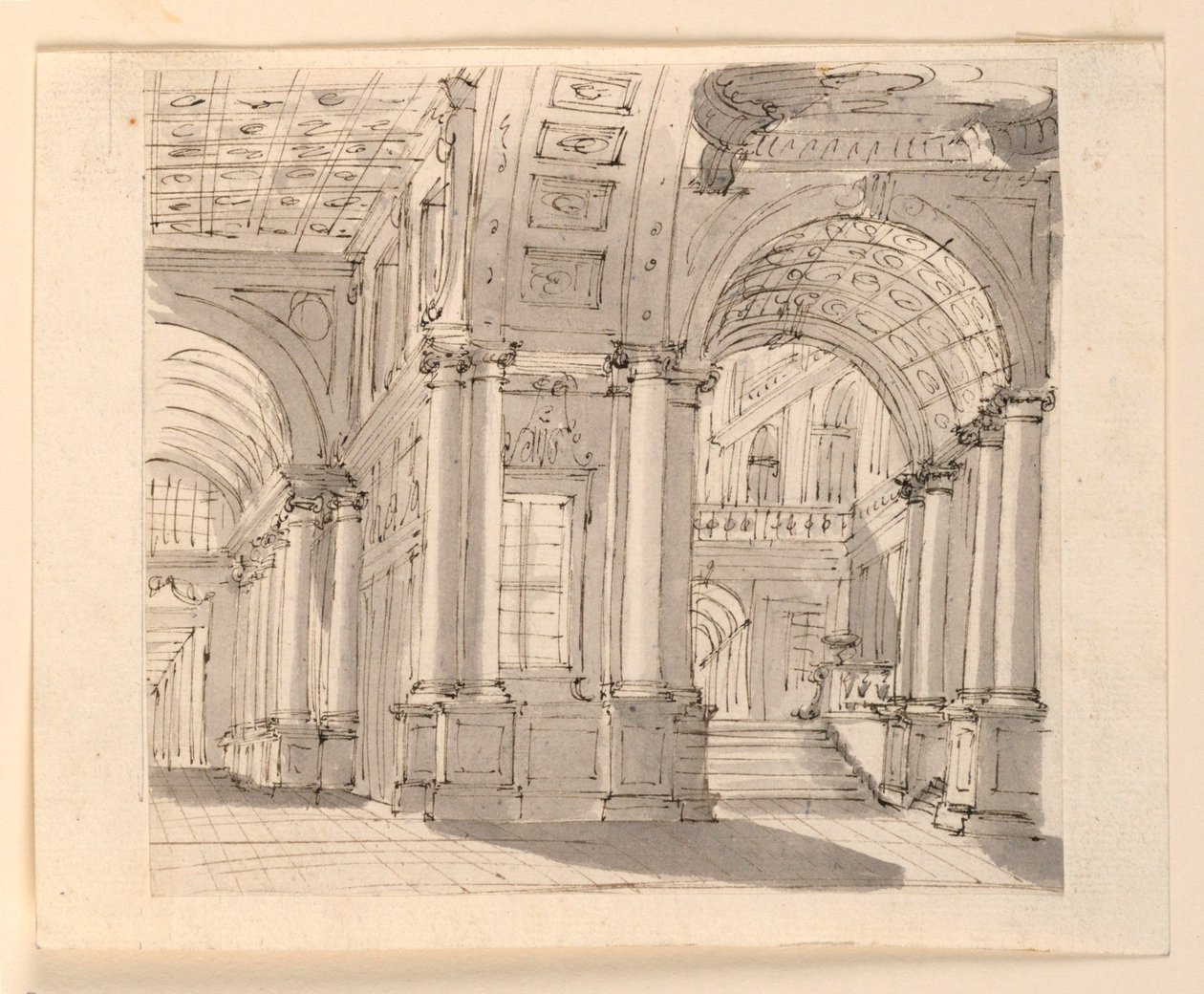 Scenedesign, Palace Interiør af Unknown artist