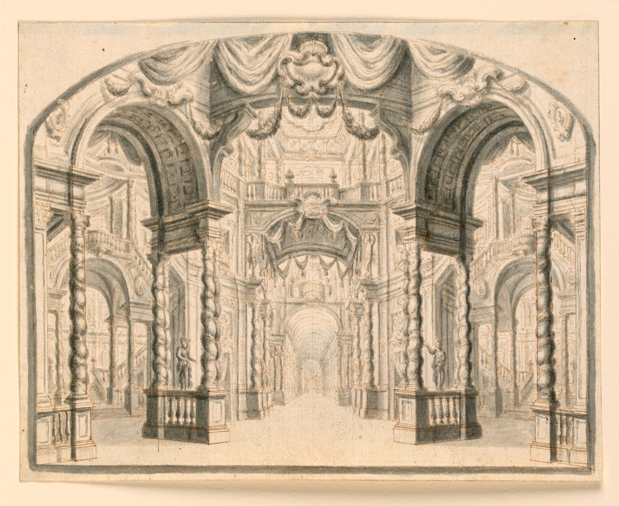 Scenedesign: Palace Interiør af Unknown artist