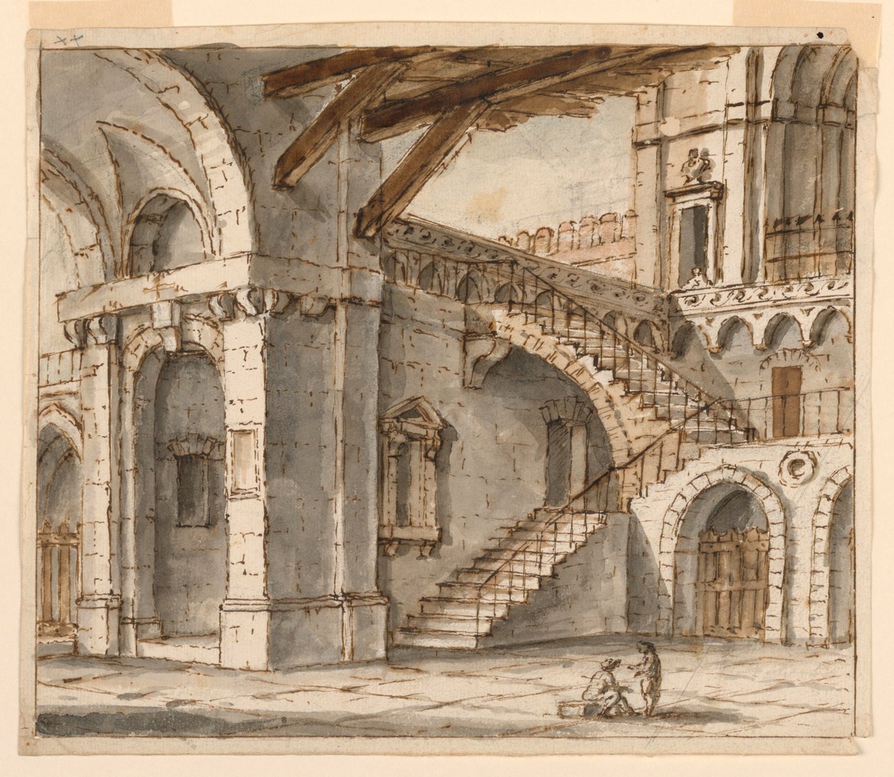 Scenedesign: Fængselsretten af Unknown artist