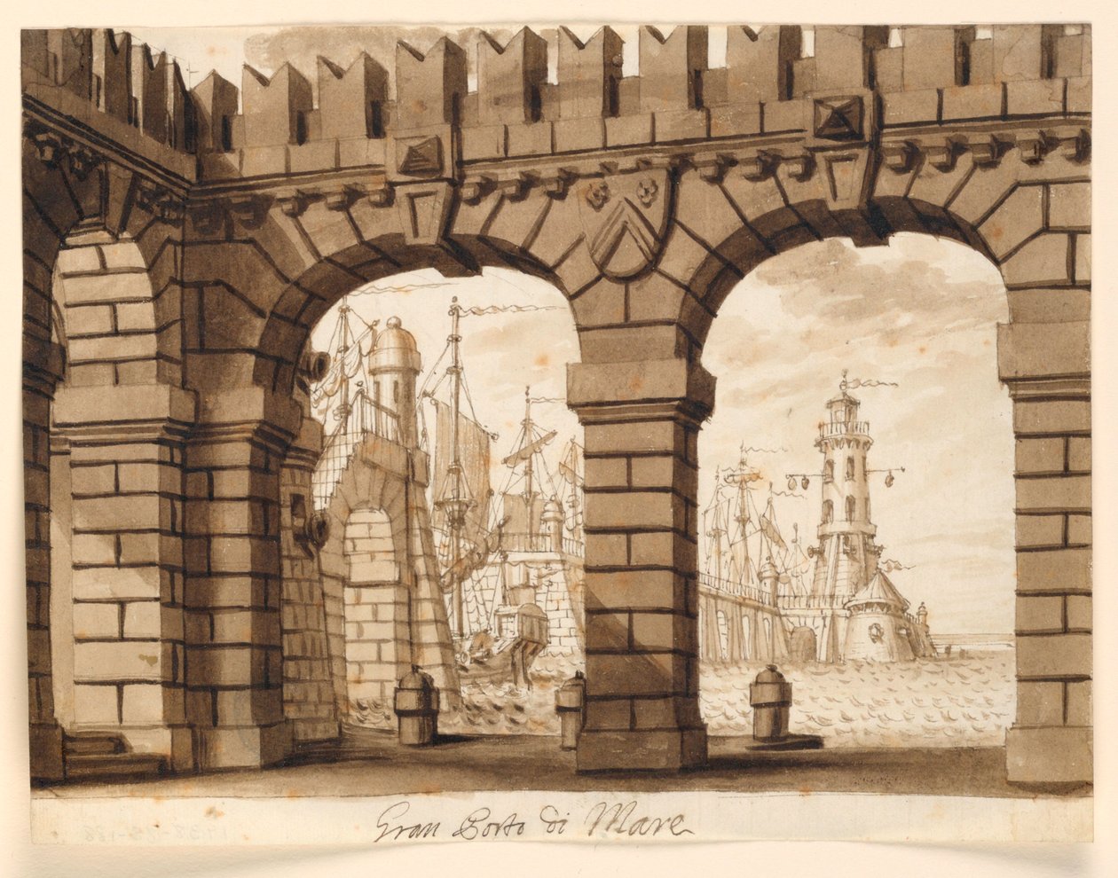 Scenedesign, Havn af Unknown artist