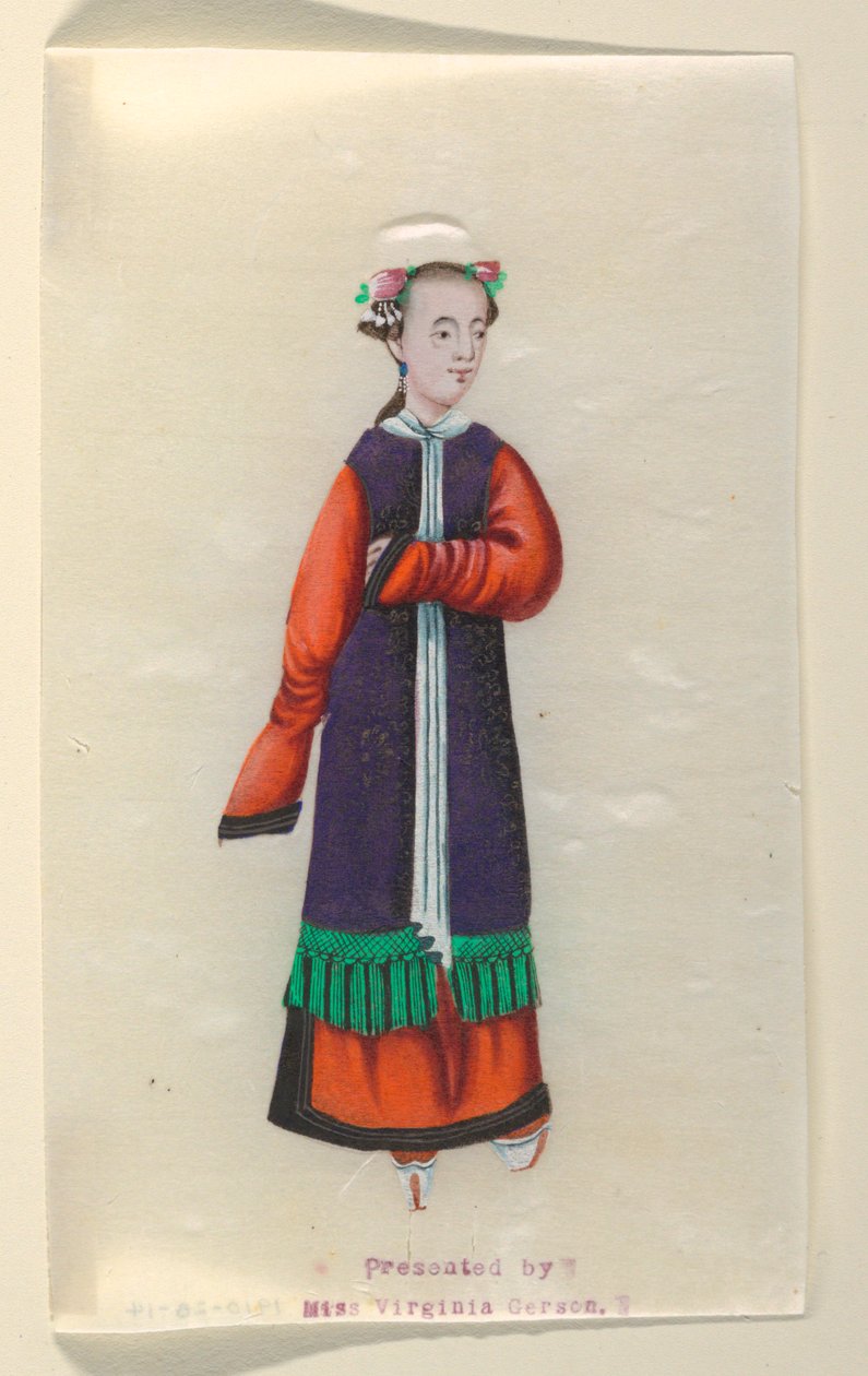 Stående Dame af Unknown artist