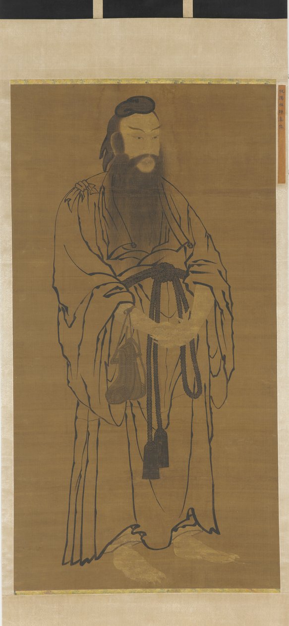 Stående figur af Lü Dongbin af Unknown artist