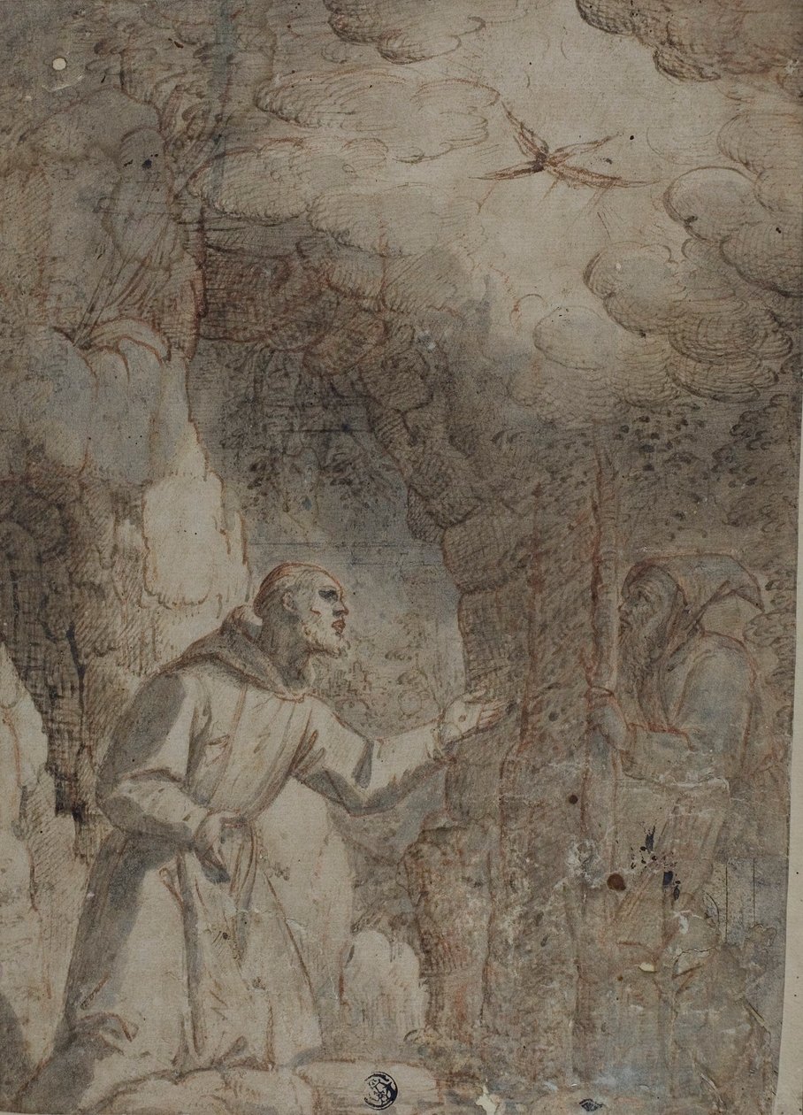 Stigmatisering af den hellige Frans af Assisi af Unknown artist
