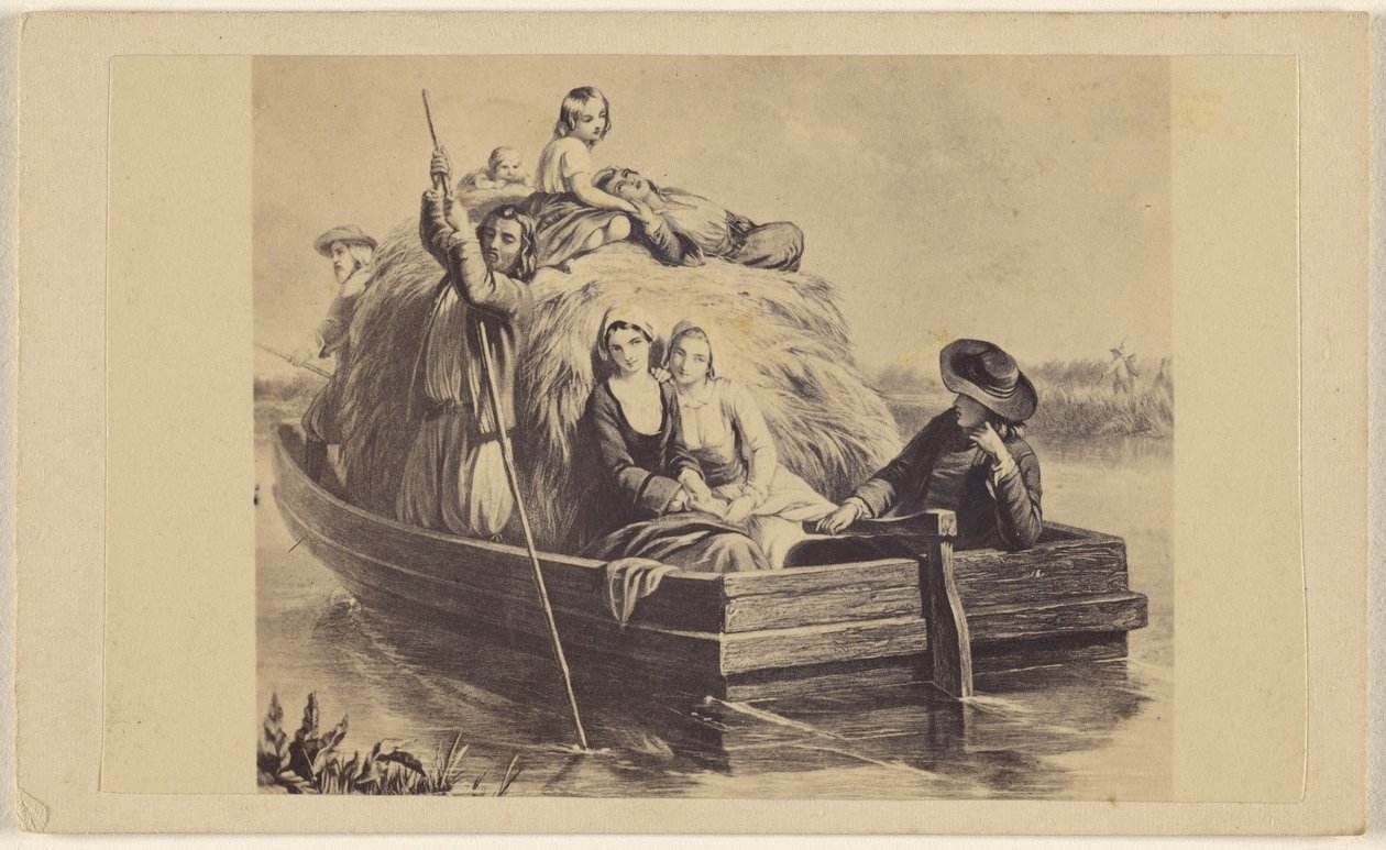 Livets strøm. Bouvier. [et maleri] af Unknown artist