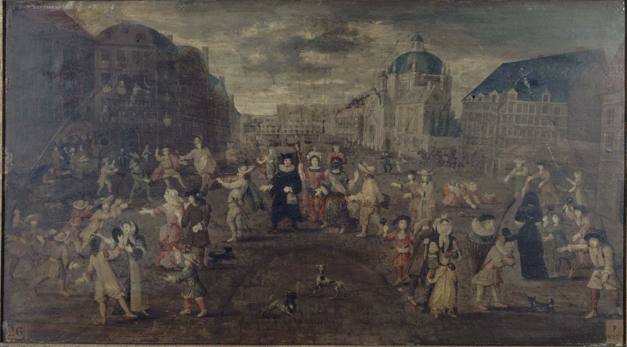 Gadegøgl i Paris, mellem 1501 og 1600 (maleri) af Unknown artist