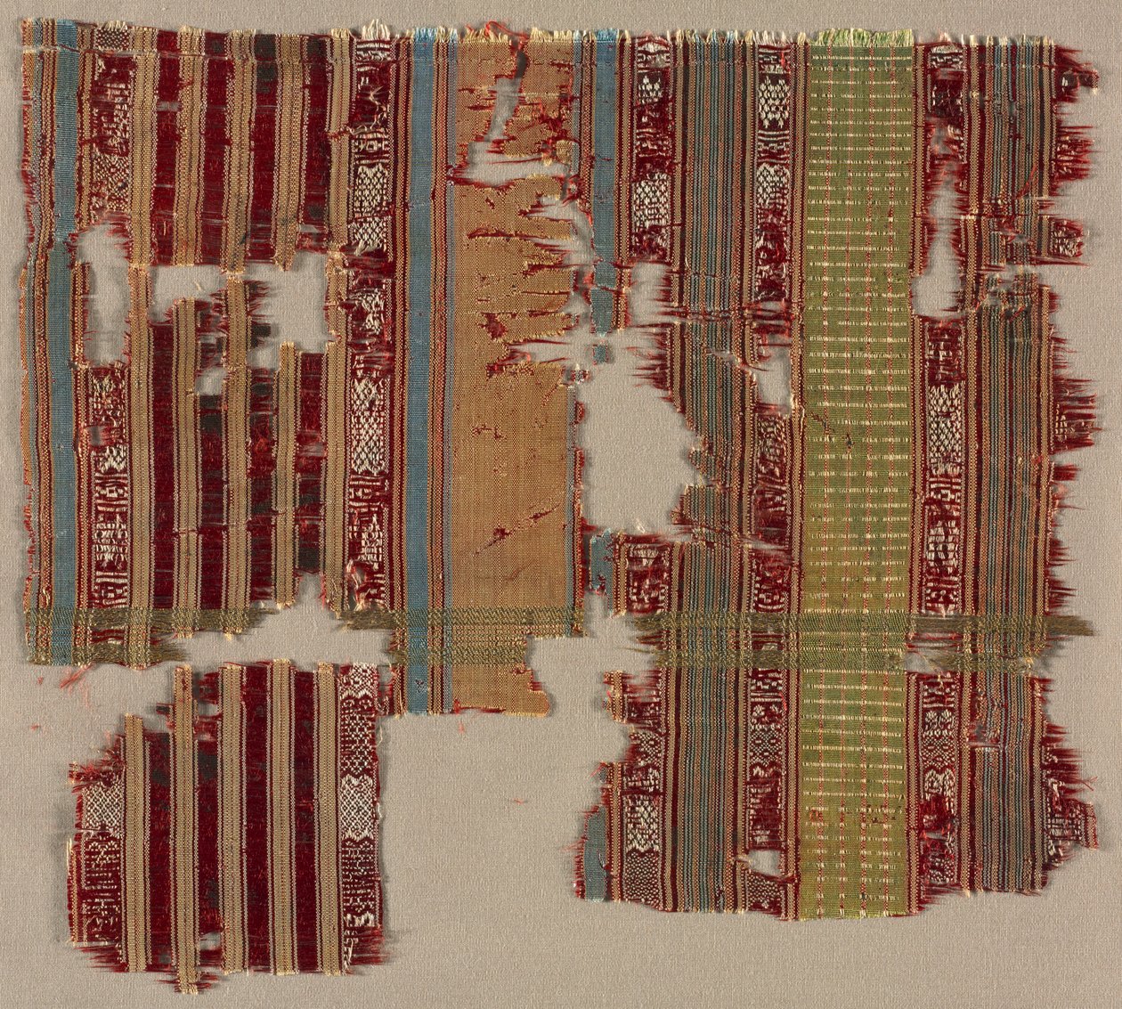 Stribet fragment af Unknown artist