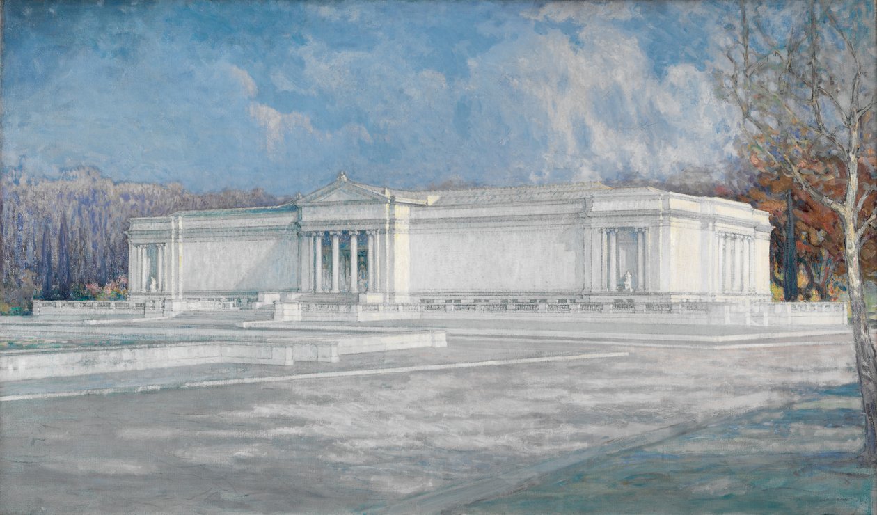 Undersøgelse for South Facade of The Cleveland Museum of Art af Unknown artist