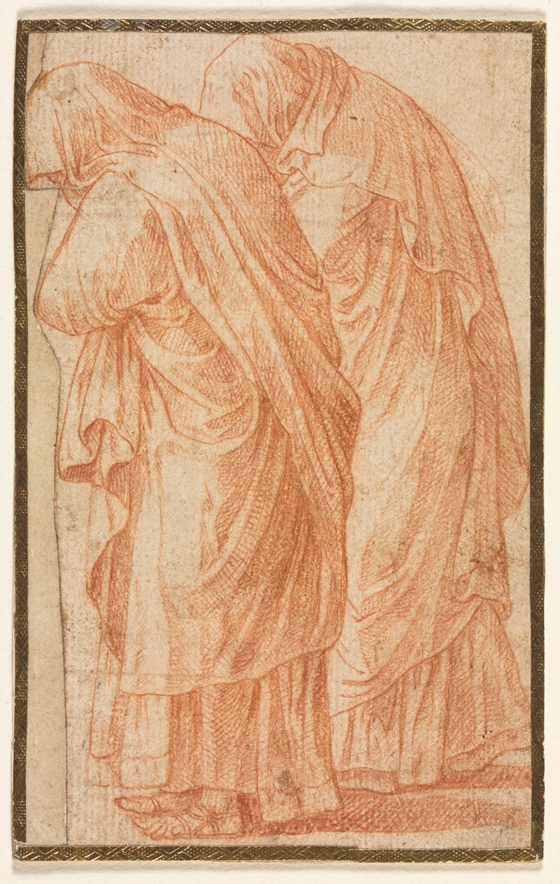 Studie af munke af Unknown artist
