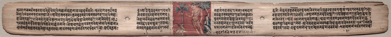 Sudhana og en antilope: Folio 73 (lige), fra en Gandavyuha-sutra (Skriften om den Højeste Array) af Unknown artist