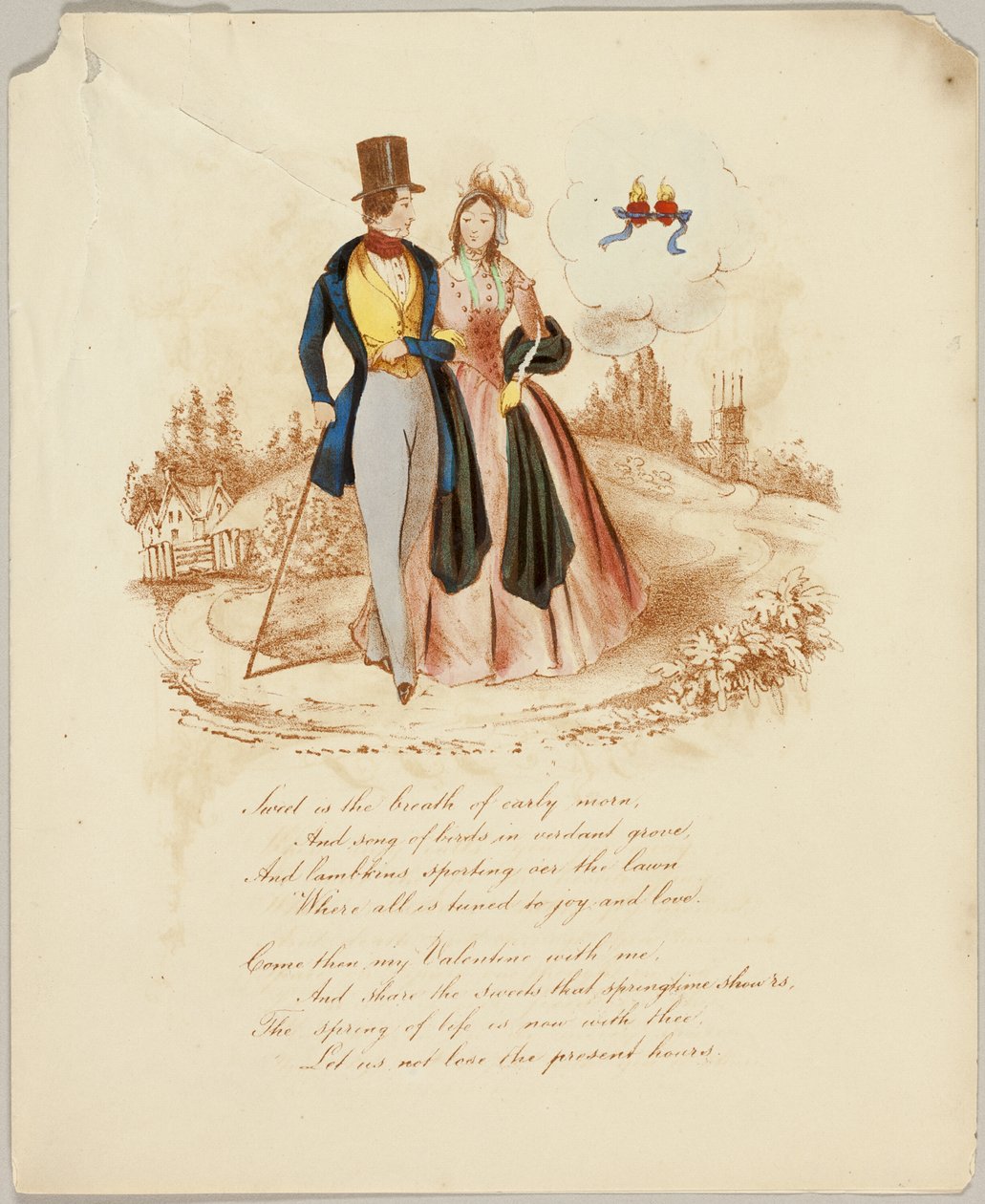 Sød er den tidlige morgens ånde (valentin) af Unknown artist