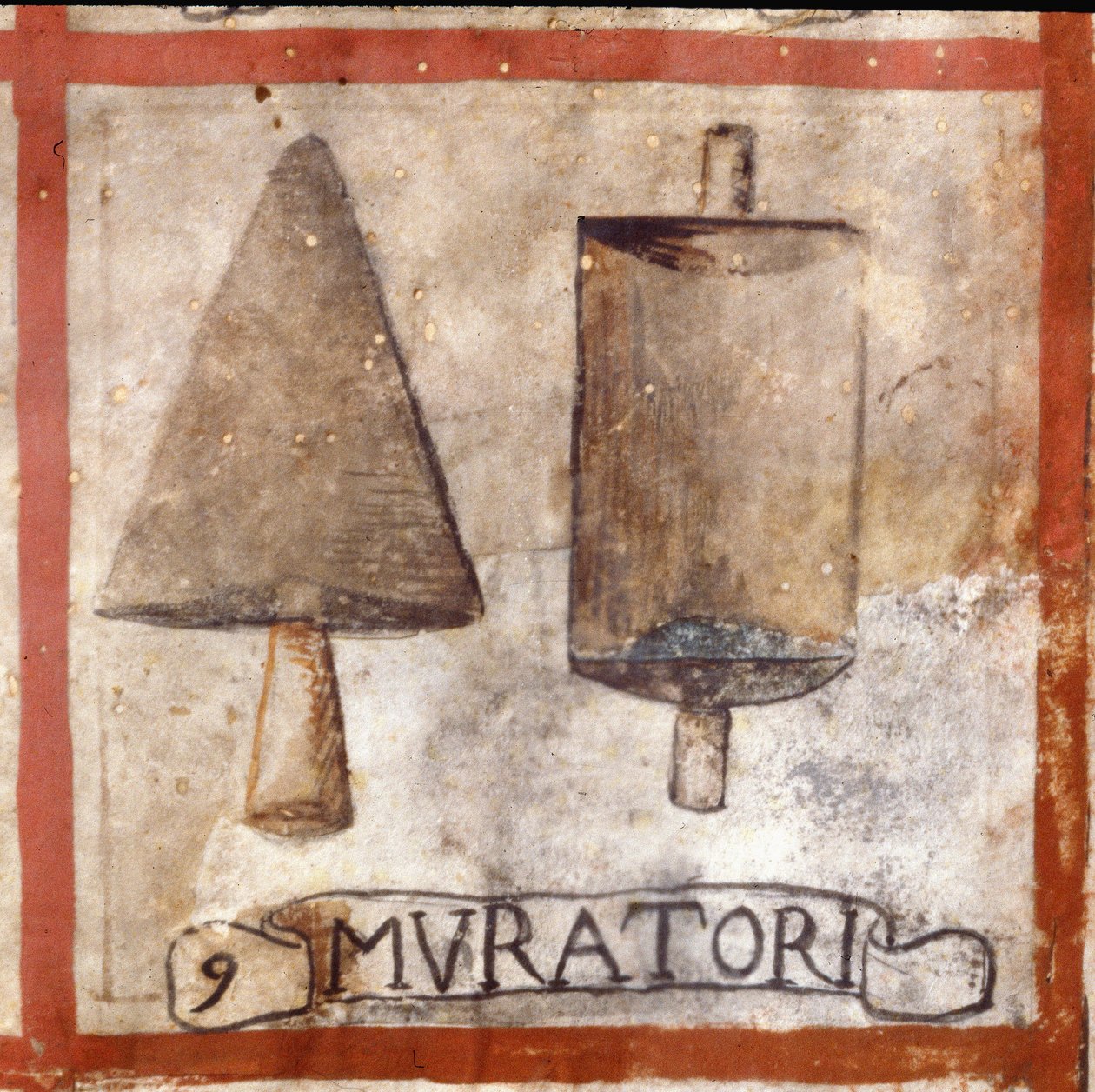Symbol for murerne (Corporation table af Unknown artist