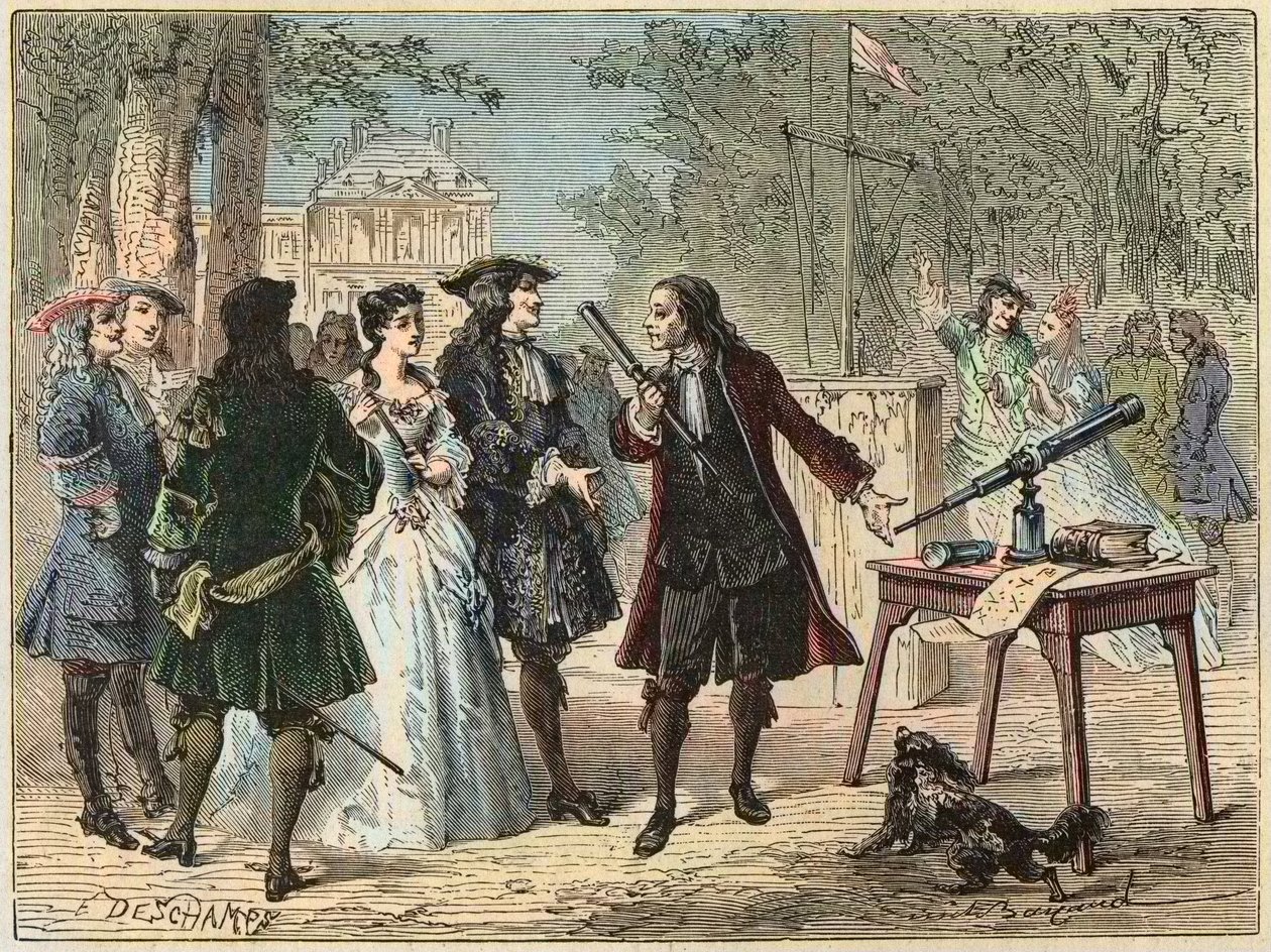 Telegraphic experience made by Guillaume Amontonsdani af Unknown artist