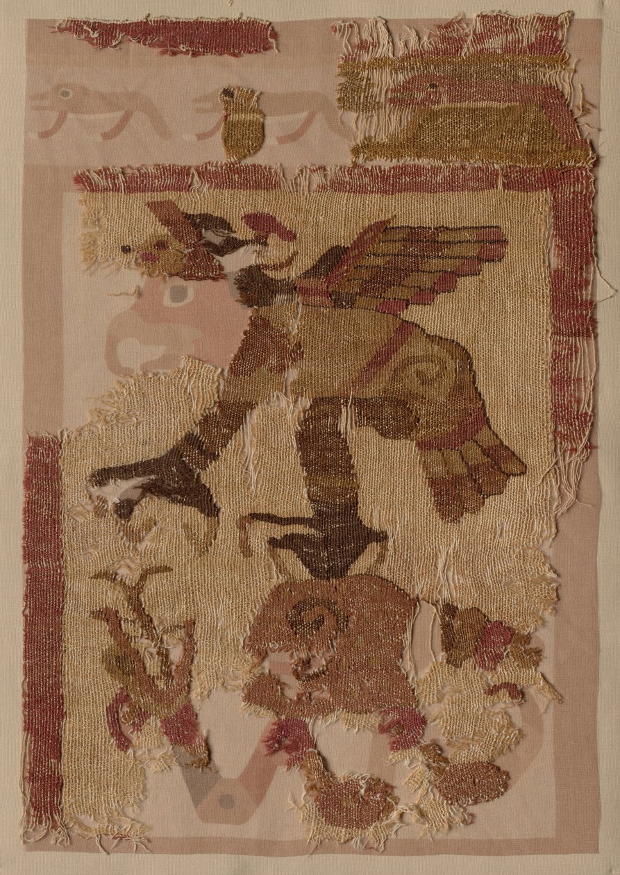 Tekstil Fragment af Unknown artist