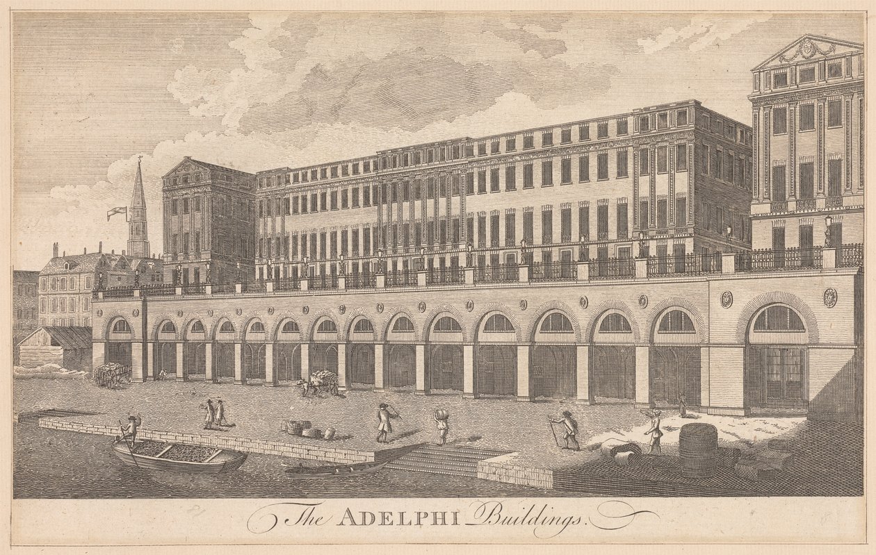 Adelphi-bygningerne af Unknown artist