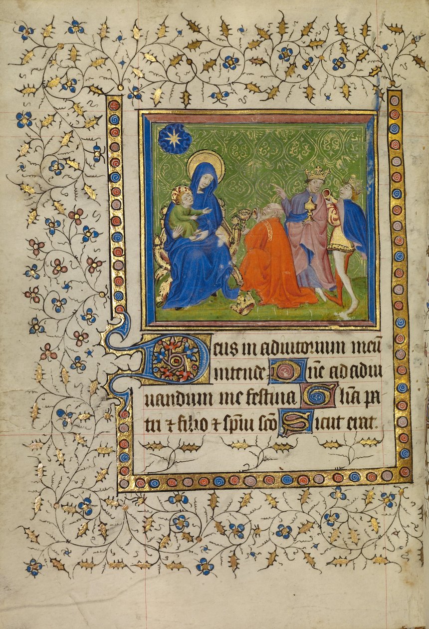 Tilbedelsen af de hellige tre konger af Unknown artist