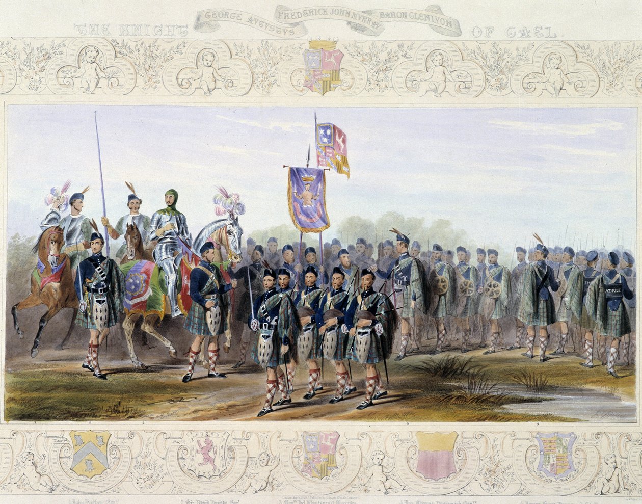 The Armee of Wales - i "" Knight of England" af J. Whatman, red. T. M