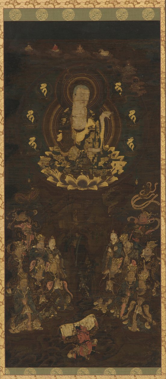 Bosatsu Jizo og Ten Kings of Hell af Unknown artist