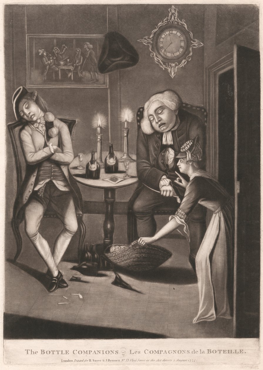 Flaskekammeraterne af Unknown artist