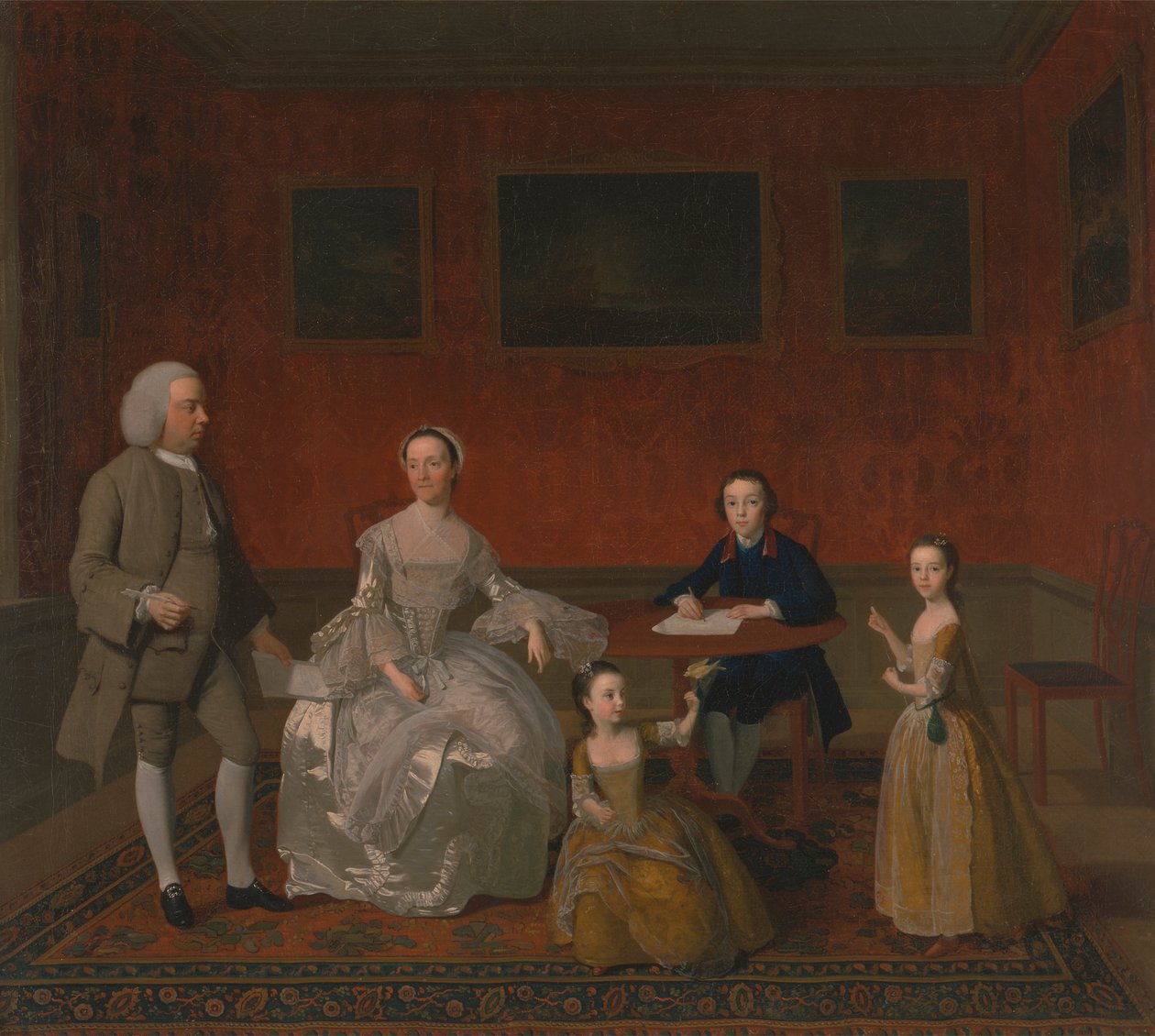 Familien Buckley-Boar af Unknown artist