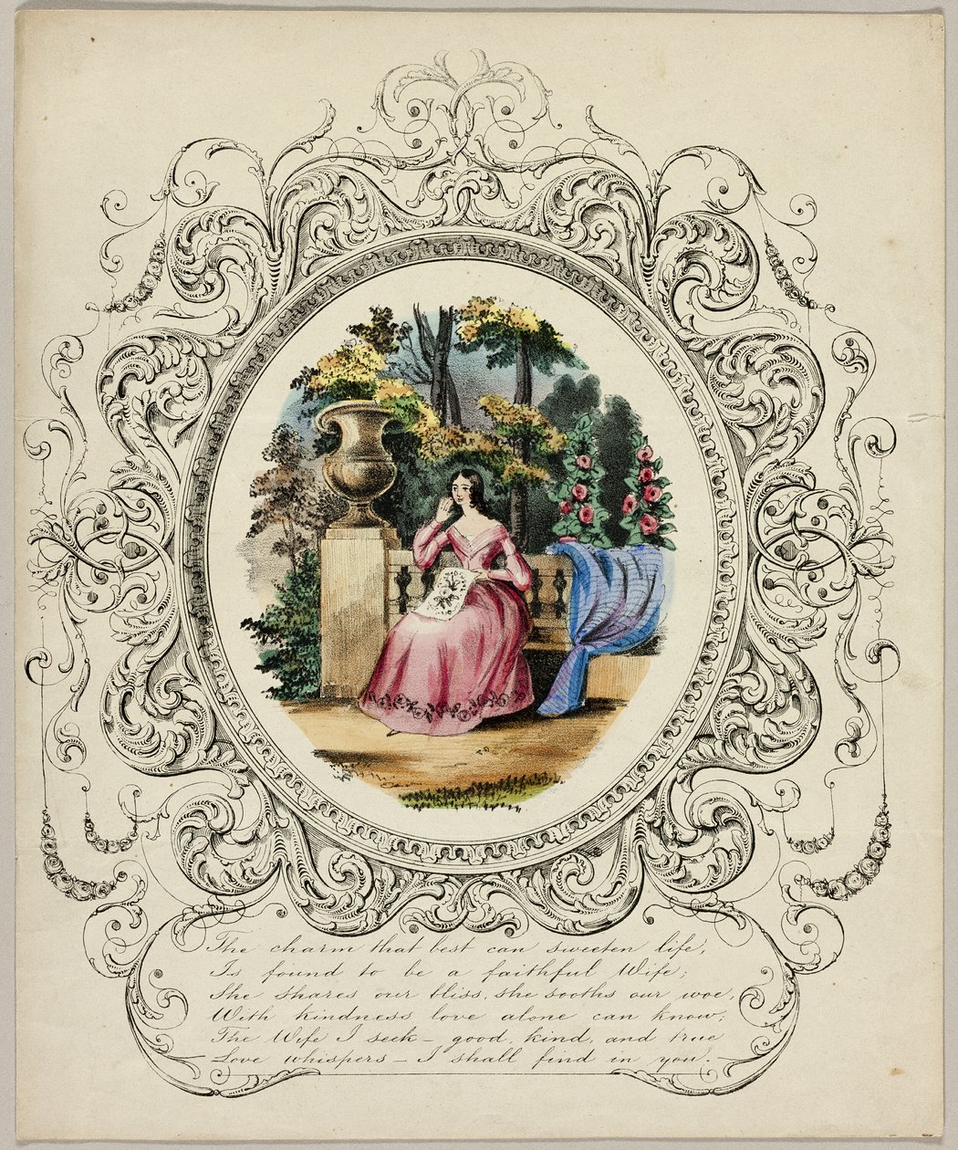 Den charme, der bedst kan forsøde livet (valentine) af Unknown artist