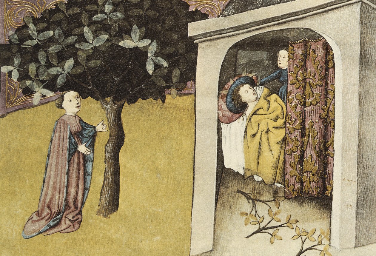 Chastete-træet (miniature) af Unknown artist