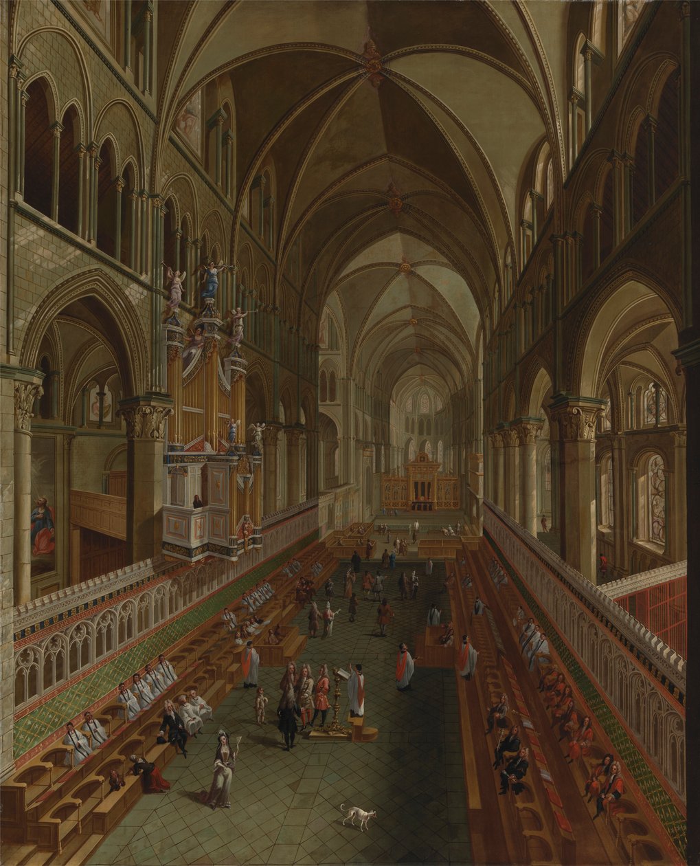 Koret, Canterbury Cathedral af Unknown artist