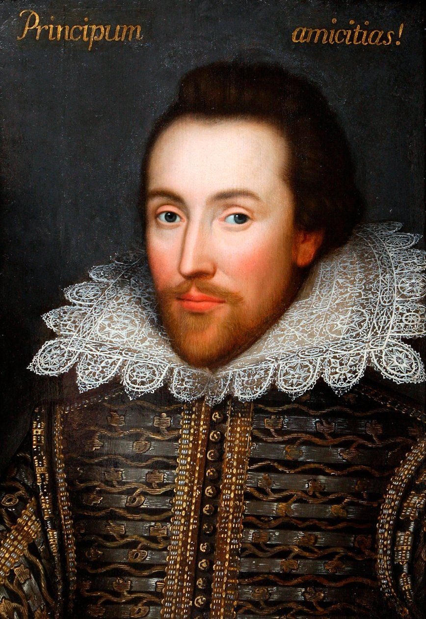 Cobbe-portrættet af William Shakespeare (1564-1616) af Unknown artist