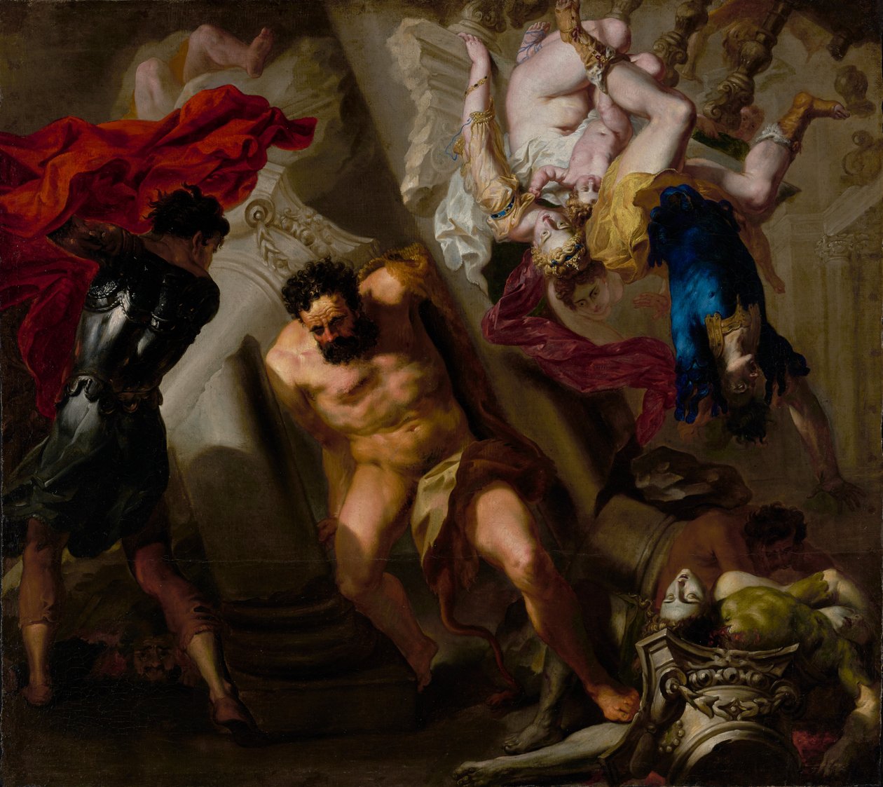 Samsons død af Unknown artist