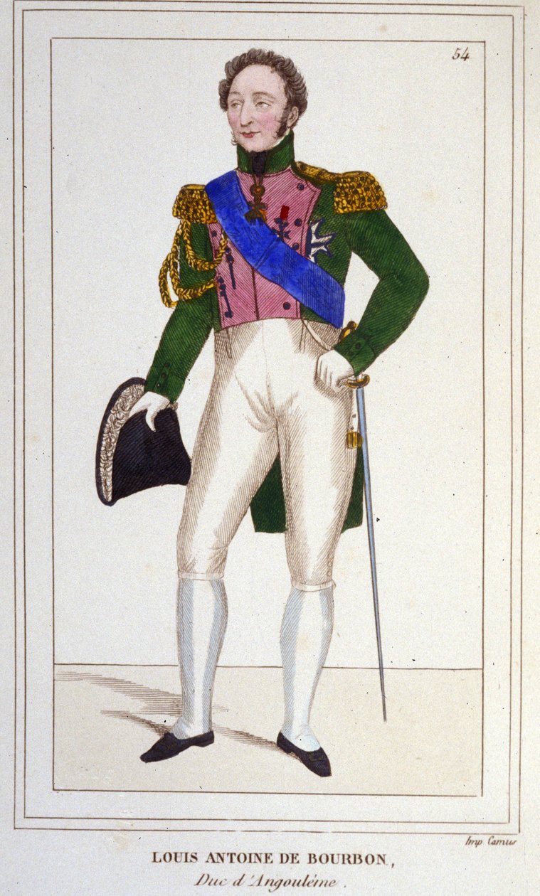 Hertugen af Angouleme Louis Antoine (Louis-Antoine) d