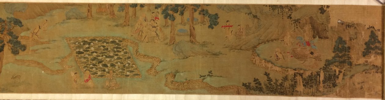 De atten vismænd i Lotus-samfundet af Unknown artist