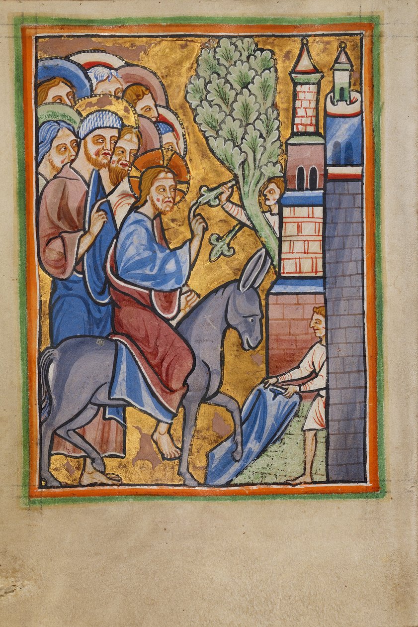 Indtoget i Jerusalem af Unknown artist