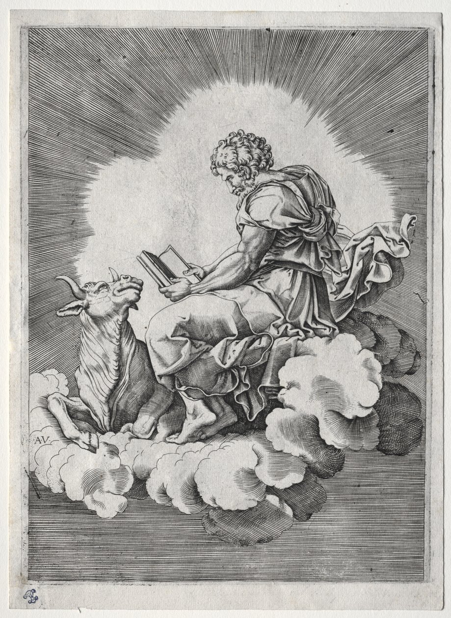De fire evangelister af Unknown artist