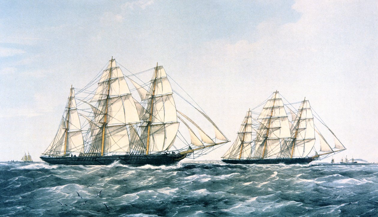 The Great Clipper Ship Race i 1866 mellem 