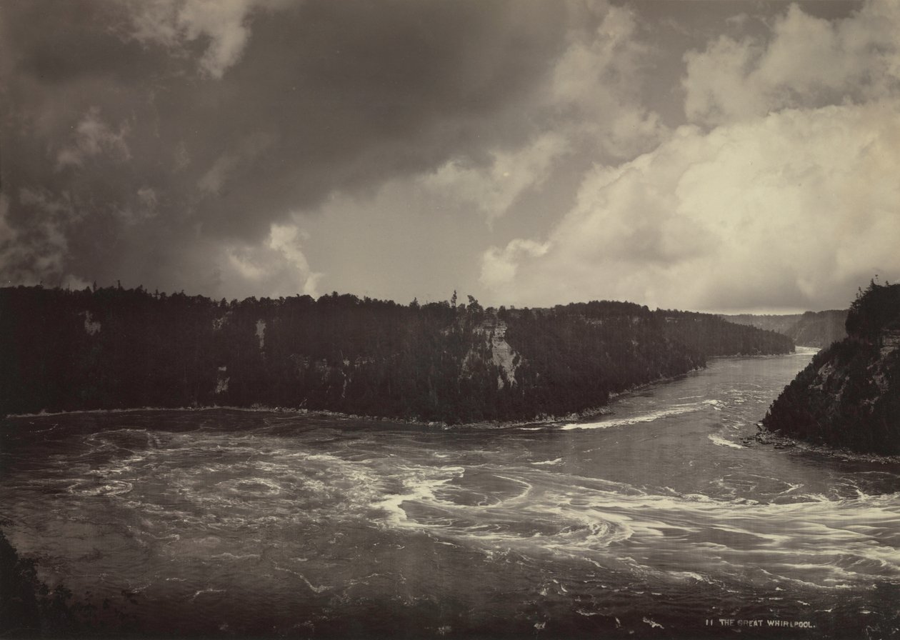 The Great Whirlpool, Niagara af Unknown artist