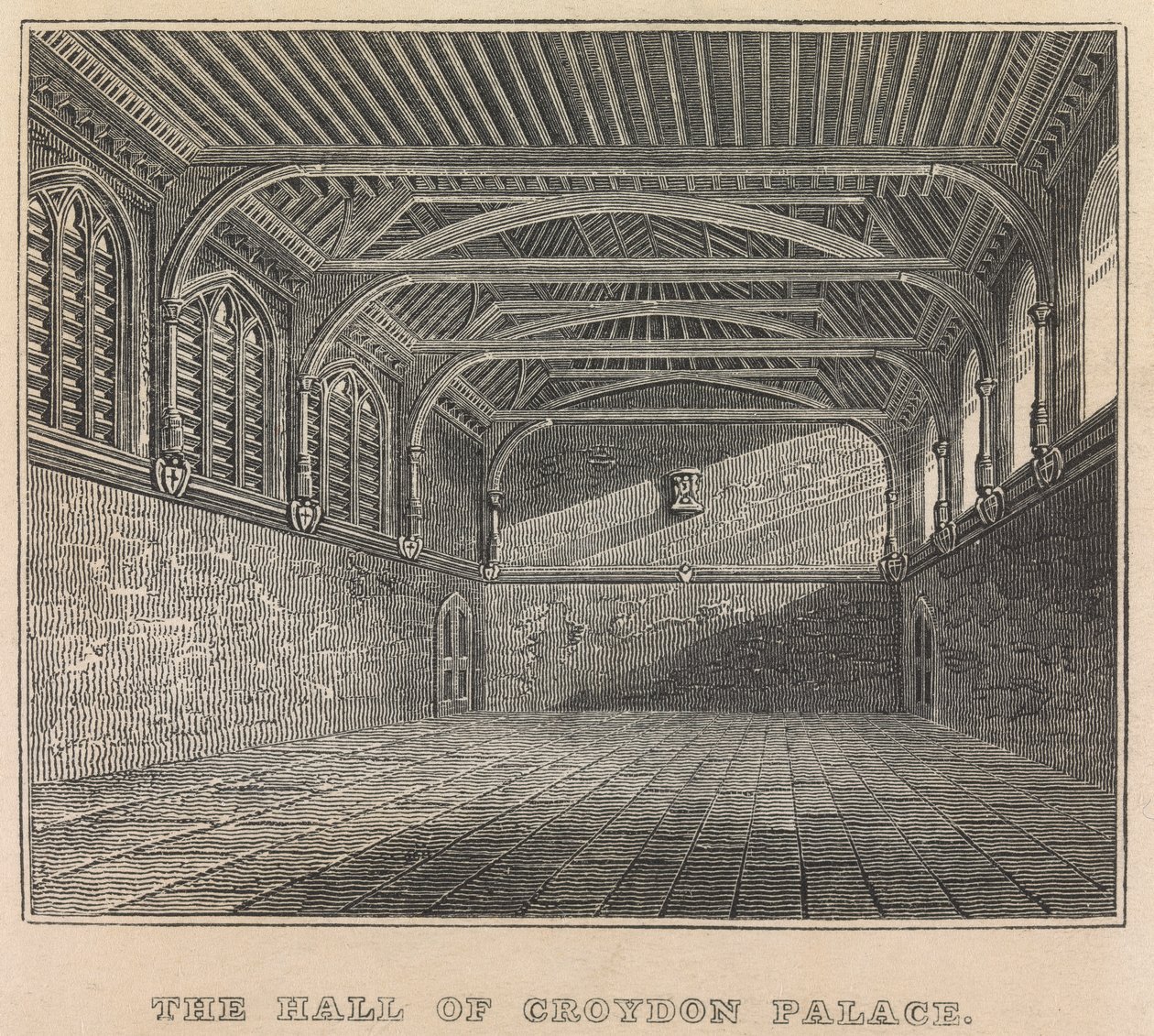 Hall of Croydon Palace; side 82 (bind 1) af Unknown artist