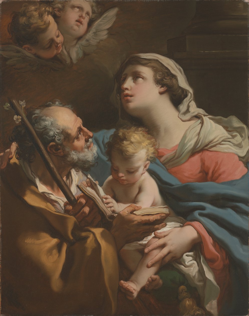 Den hellige familie af Unknown artist