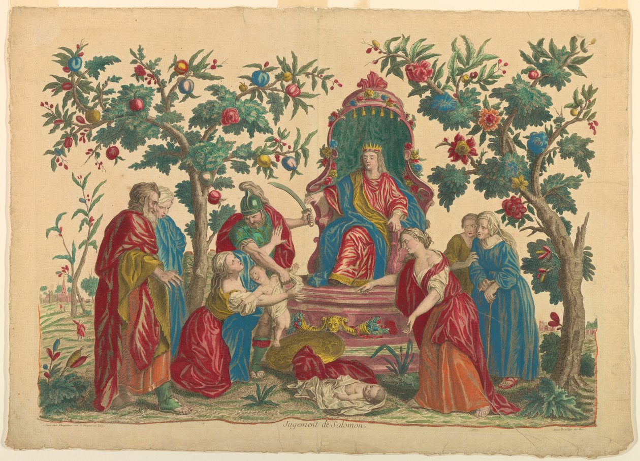Salomons dom af Unknown artist
