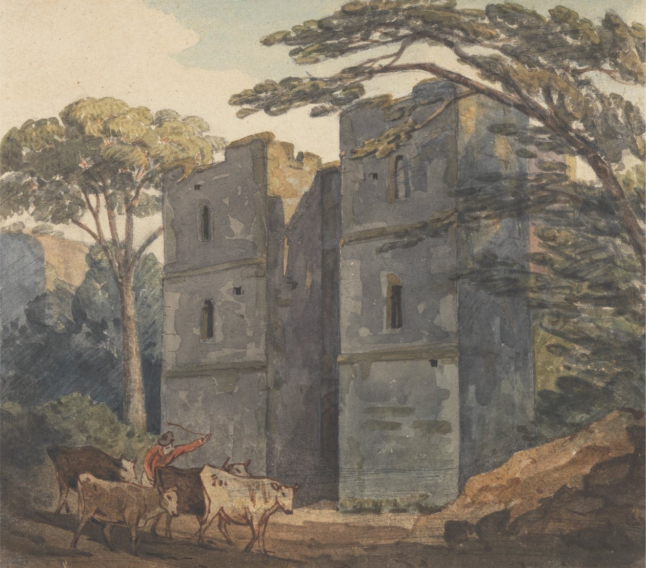 The Keep, Arundel Castle af Unknown artist