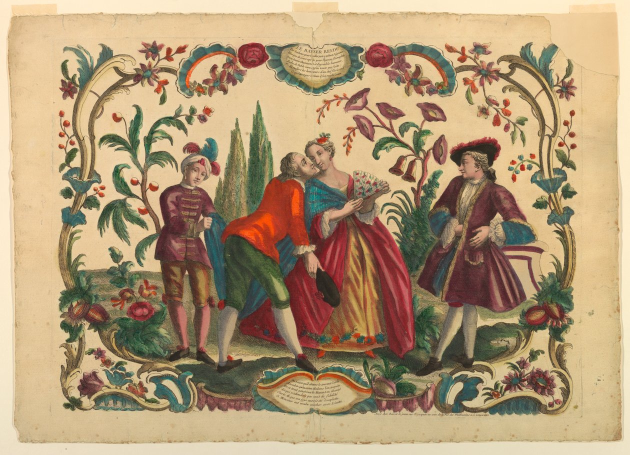 Kysset vendte tilbage af Unknown artist