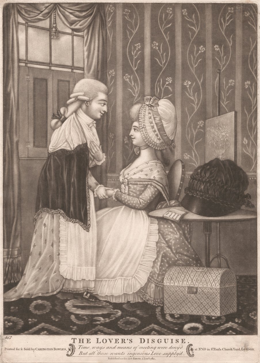 Elskerens udklædning af Unknown artist
