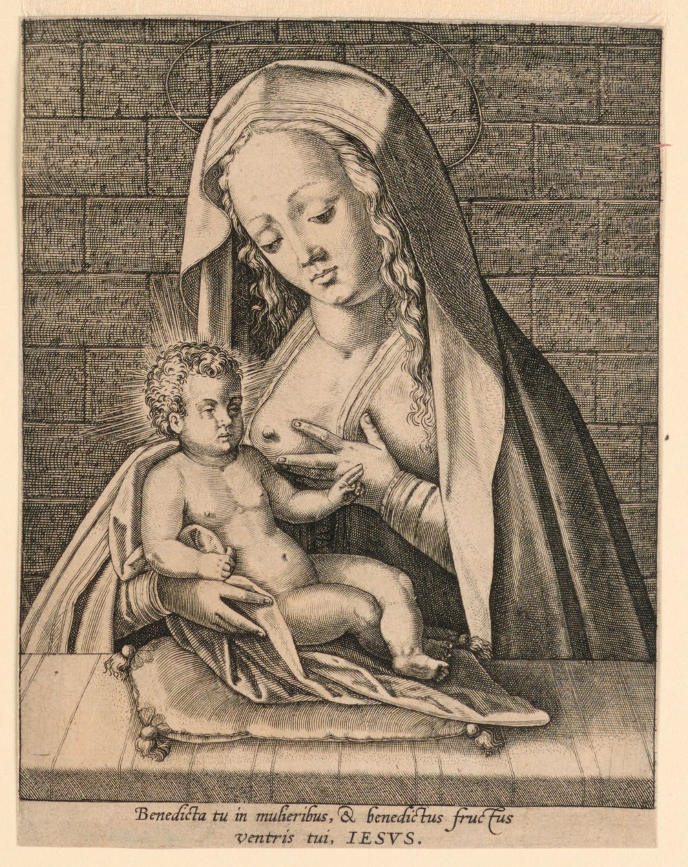 Madonnaen og barnet af Unknown artist