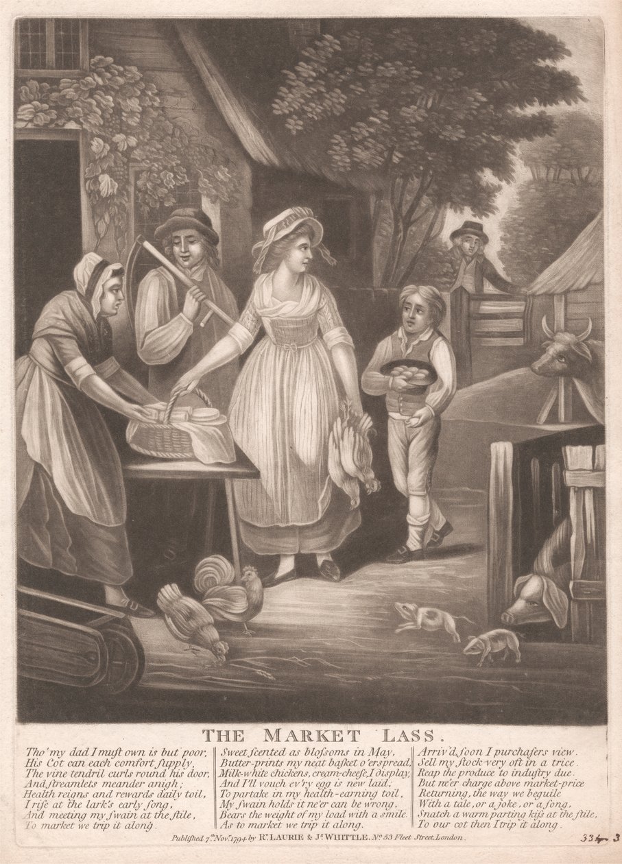 The Market Lass af Unknown artist