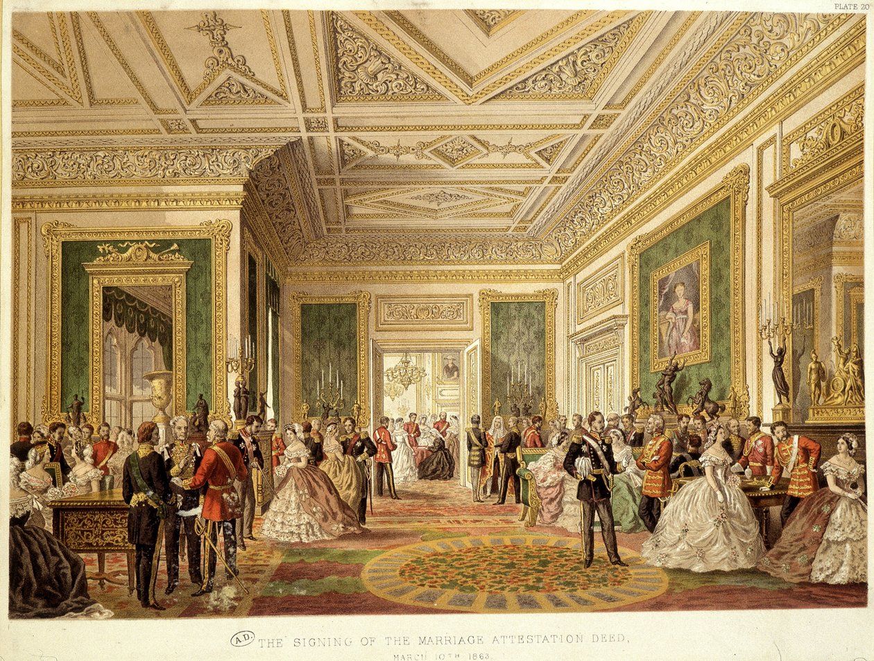 Ægteskabet med Prins af Wales Edward VII af Unknown artist