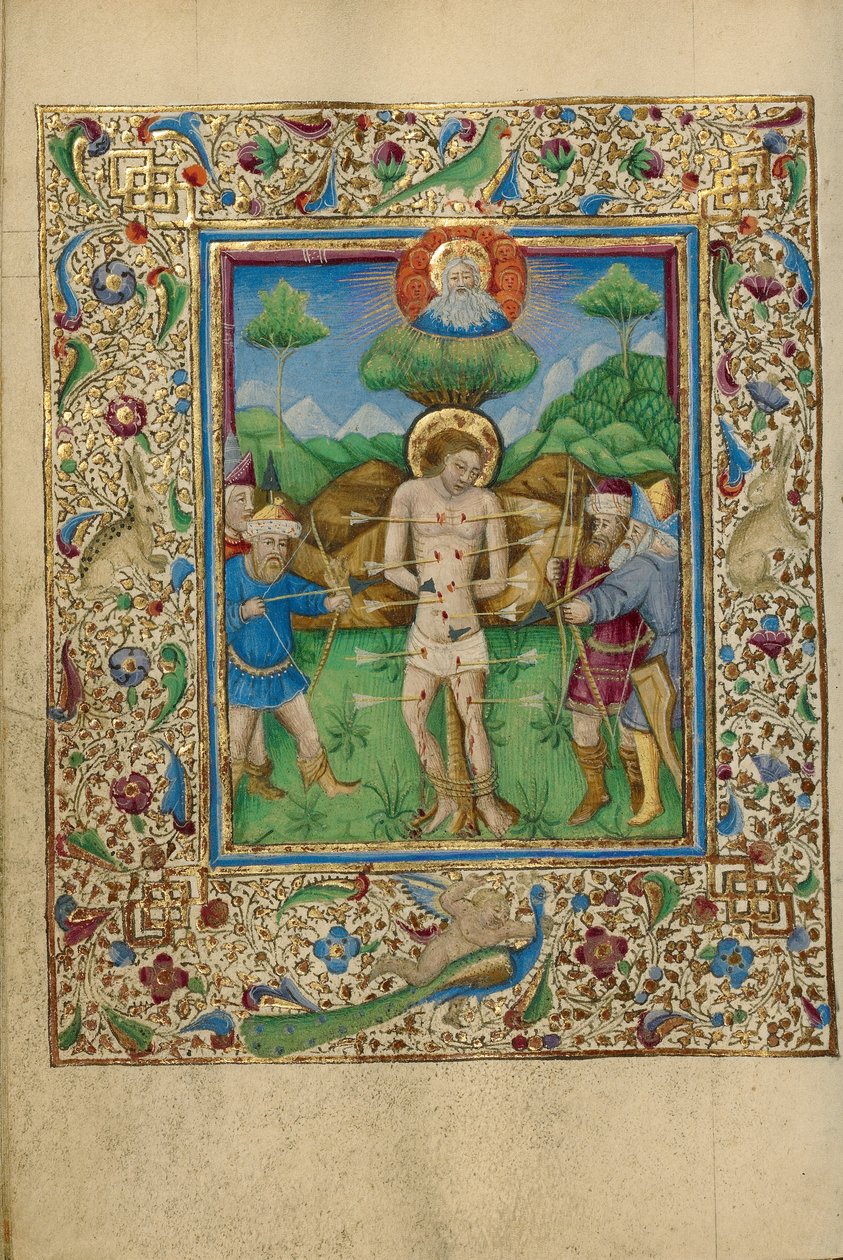 Den hellige Sebastians martyrium af Unknown artist