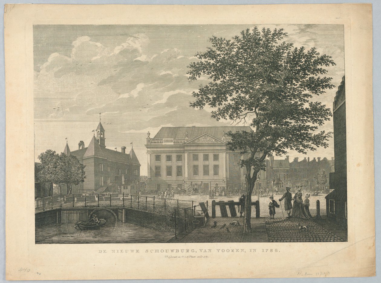Det Nye Teater i Amsterdam af Unknown artist