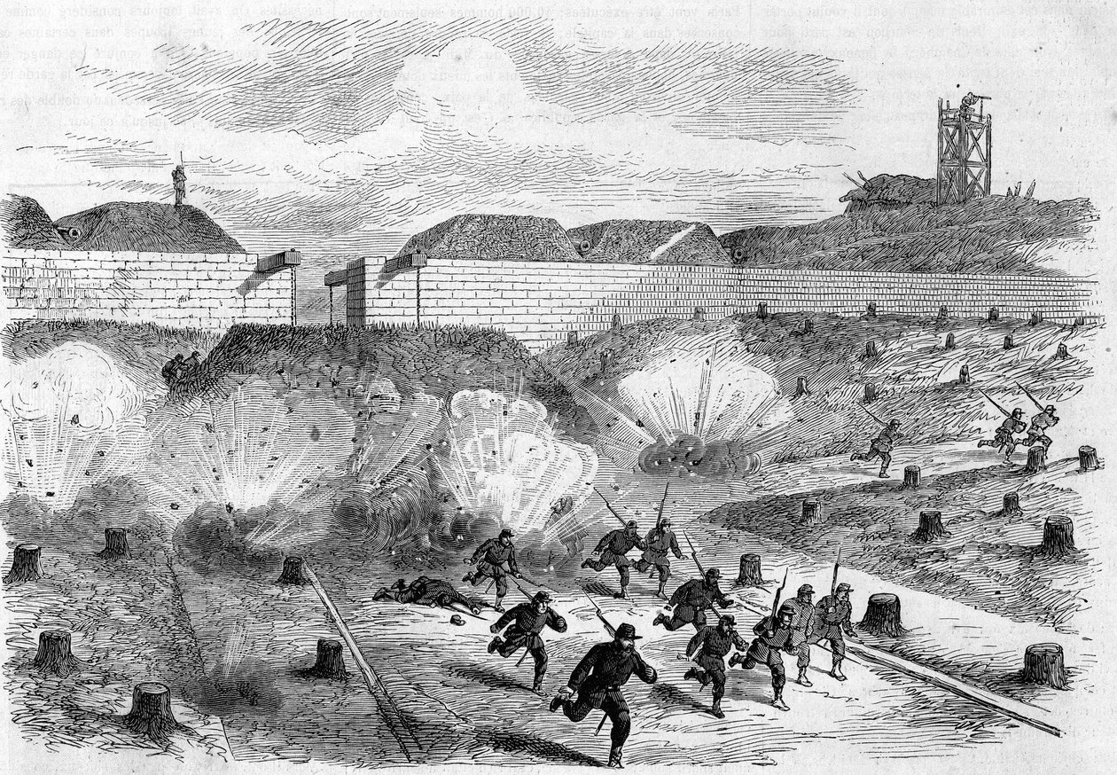 Pariserkommunen i 1871. Bombardement af Porte d