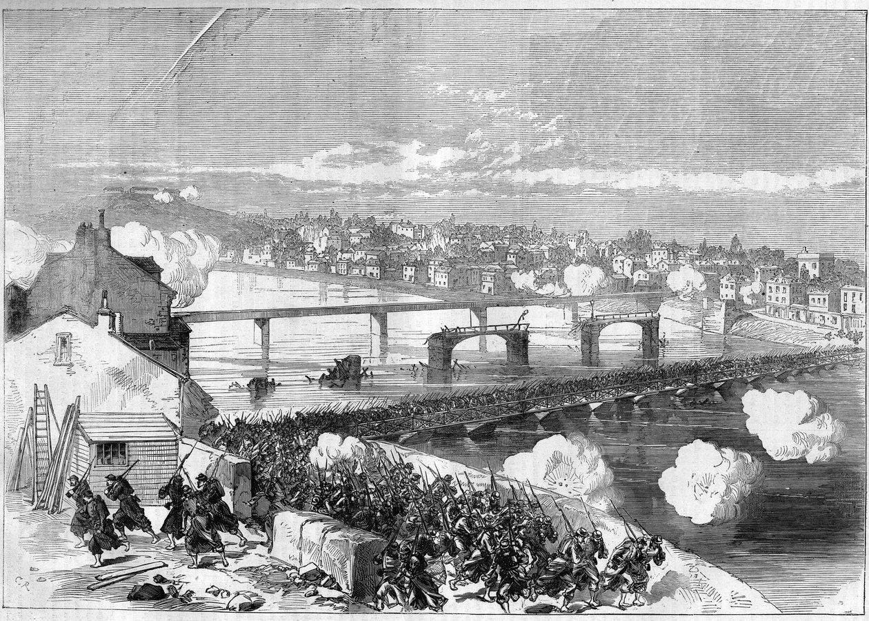 Pariserkommunen i 1871. Den 17. april af Unknown artist