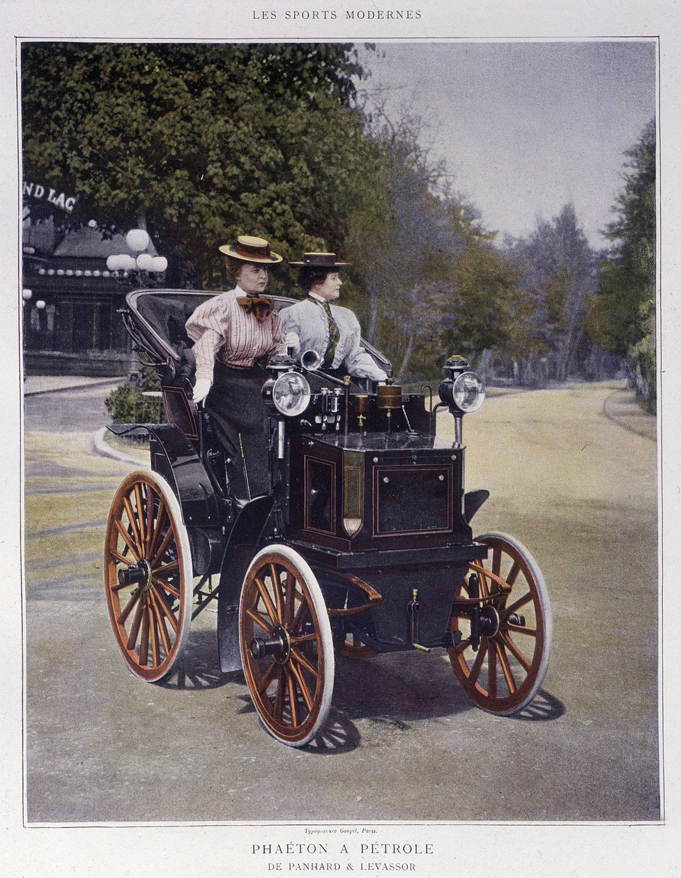 Petroleum Phaeton, type 1896 - i "" Modern Sports"" af Unknown artist