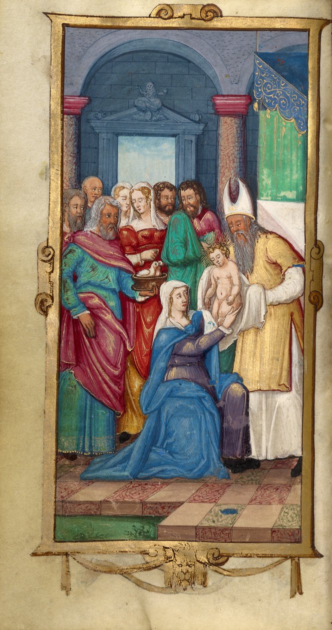 Præsentationen i templet af Unknown artist